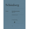 SCHONBERG:FIVE PIANO PIECES OP.23 FOR PIANO