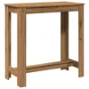 Vidaxl Barska miza artisian hrast 102x50x103,5 cm inženirski les