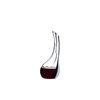 RIEDEL CORNETTO SINGLE FATTO A MANO OPTICAL Dekanter za vino, 1.2L, Crno-belo-crna linija