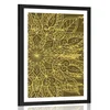 Plakat s paspartujem tekstura Mandale - 20x30 no frame