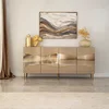 Hanah Home Komoda Nice 180x80x40cm Bronzano-Zlatna