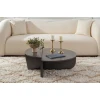 Hanah Home Klub sto-set Orion, 90x60x30, 85x30x35cm, 2 komada, Antracit