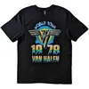 Van Halen World Tour 78 1 Black L Majica