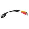 Adapter 4PIN ženski na muški DC i Video muški RK-KT4FDMVM