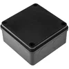 shumee Nadometna doza S-Box 116C - 100x100x50, brez uvodnic, črna IP65
