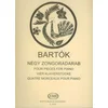 BARTOK:4 PIECES FOR PIANO