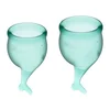 SATISYFER Menstrualne čašice Feel Secure, 2 komada, Zelene