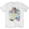 The Beatles Yellow Submarine Vintage Movie Poster White XL Majica