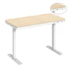 Dvižna pisalna miza IPOHOME S08-22D-SW - Hrast/Bela 118x60cm