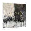 Canvas Slika na platnu Crno beli svet, 60x60cm, Sa ramom, Beli