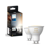 Komplet 2x LED prigušiva sijalica Philips Hue WHITE AMB. GU10/4,2W/230V 2200-6500K