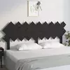 Vidaxl vidaXL Vzglavje postelje črno 178x3x80,5 cm masivni borov les