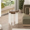 Hanah Home Set uklopivih stočića, 3 komada, Braon