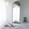 Hanah Home Ogledalo Mat crno