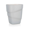Banquet Kvadratna plastična skodelica CULINARIA 400 ml, siva, prozorna, komplet 12 kosov