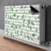 tulup.si radiatorska pokrov Listi na črtastemu ozadju 90x60 cm
