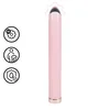 Loveline - raven steklen vibrator (rožnat)