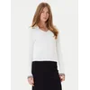 PINKO Pulover Linosa 105418 A2PS Bela Regular Fit