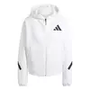Adidas W Z.N.E. FZ, ženska jopica, bela JE7849