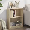 Polica za knjige hrast sonoma 60x24x76 cm konstruirano drvo