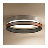 Duolla- LED stropna svetiljka ROLLER DUO SHINY LED/24W/230V O 45 cm bela/bakrena