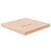 Četvrtasta stolna ploča 50x50x4 cm netretirana hrastovina