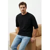 Trendyol Muška majica Tmnss25Ts00162, Crna