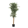 VEVOR Umetno fikusovo drevo 87x85x156 cm zeleno