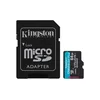 Kingston microSD kartica CanvasGoPlus, 128GB, Gen4, 200MB/s/, 160MB/s, sa adapterom, crna