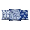 Aberto Design AC 4400 4669 4544 Set od 3 dekorativna jastuka, 43 x 43 cm, Plavi