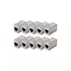 Digitus AT-AG-8-8-C6S-10 adapter za spremembo spola kabla RJ-45 Srebrna