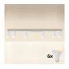 Brilagi - LED prigušiva reflektorska svetiljka SELE 6xGU10/6,5W/230V bela