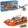 Lego City Spasilački brod i helikopter obalske straže 60504, Uzrast 7+