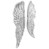 Skulptura Krila 2 pcs Srebrno 31 x 5 x 91 cm Aluminij