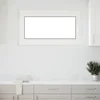 Prozor za podrum RISOR 110 x 50 cm PVC i staklo Bijela