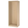 PAX Okvir garderobera, belo b. im. hrastovine, 75x58x201 cm