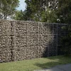 Gabionska košara s poklopcem 200x100x150 cm pocinčano željezo