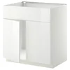 METOD Pod.elem.sudop. i 2vrata/front, bela/Ringhult bela, 80x60 cm