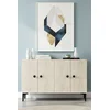 HANAH HOME Komoda Pella 120 White Travertine