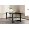 Venture Design Jedilna miza 220x100x75 cm črna