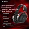 Shanshui Gaming Bluetooth slušalice DT15, Crne