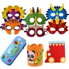 Montessori DINO - Komplet za izdelavo zabavne šole in mask - 9 kosov