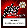 GHS Custom Shop Electric Lap Steel Strings -A6/E13 015-034