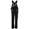 MONSUN Radne pantalone na tregere MS12 Warsaw/ crna/siva