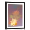 Plakat s paspartujem iluzija barv - 60x90 black