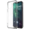 Silikonska futrola s ojačanim rubovima za Apple iPhone 14 - Prozirna KP23604