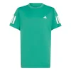 Otroška majica adidas Boys Club Tennis Climacool 3-Stripes T-Shirt Semi Court Green 164 cm