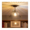 Brilagi - LED stropni lestenec CERIA WIRE 1xE27/60W/230V premer 30 cm črna