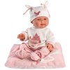 Llorens 26312 NEW BORN GIRL - realistična otroška punčka s polnim ohišjem iz vinila - 26 cm