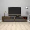 HANAH HOME Milan Walnut Black
